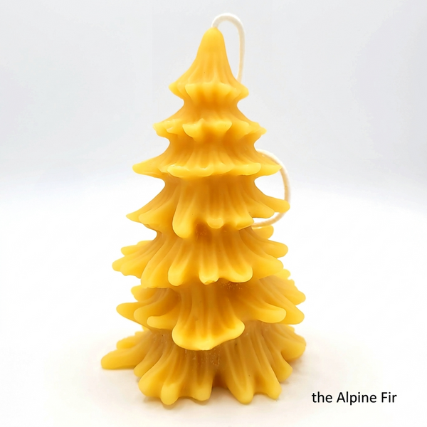 Beeswax Candle- Christmas trees