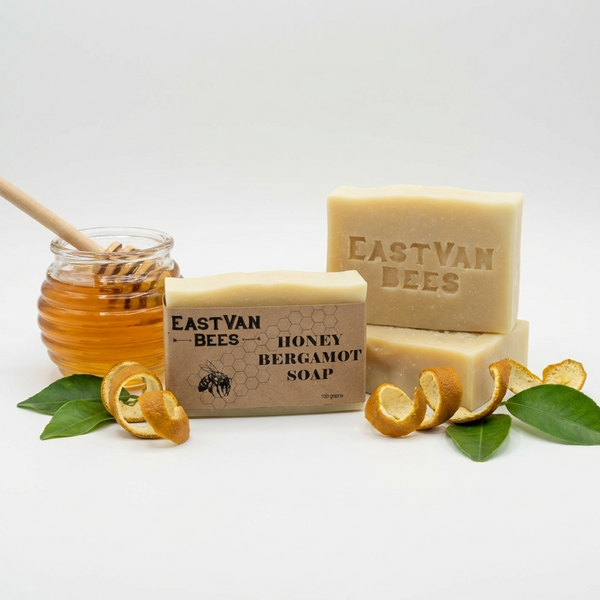 Natural Raw Honey & Bergamot Artisanal Soap
