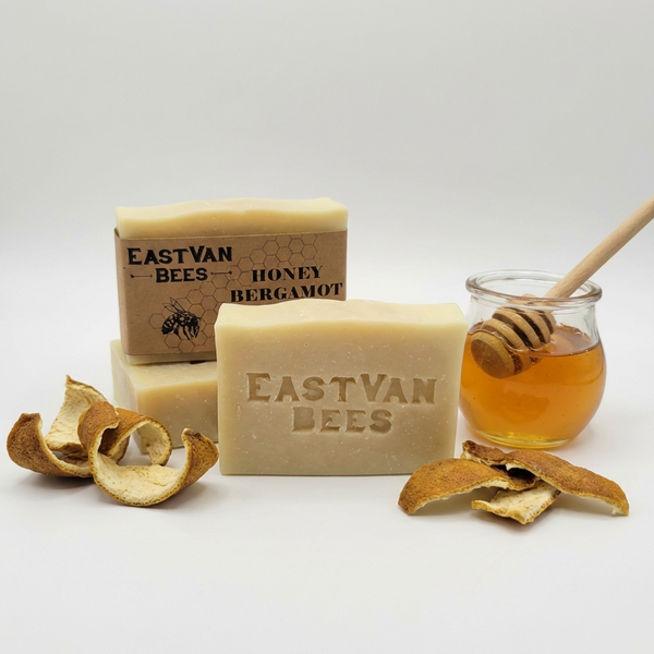 Natural Raw Honey & Bergamot Artisanal Soap