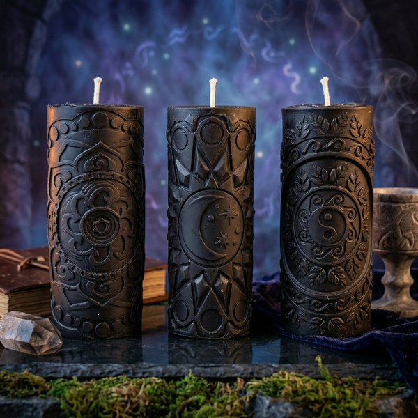 Yin Yang 100% Beeswax Candle
