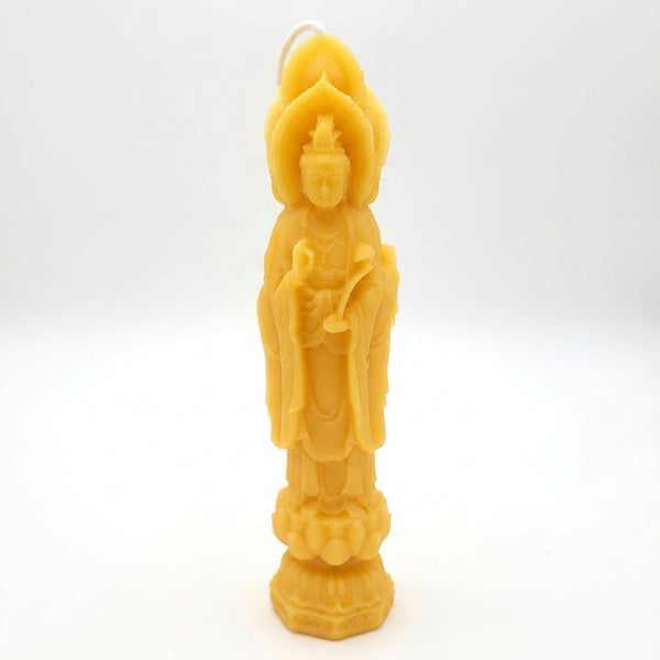 Beeswax candle- Guanyin pillar
