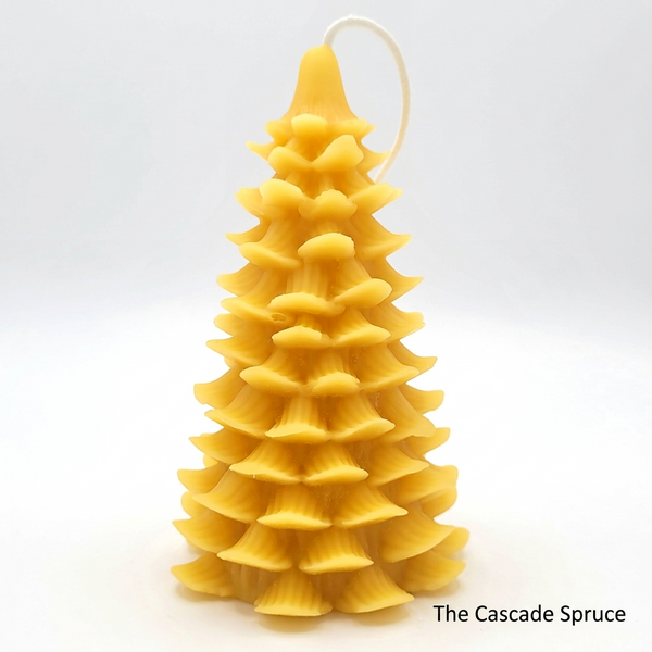 Beeswax Candle- Christmas trees