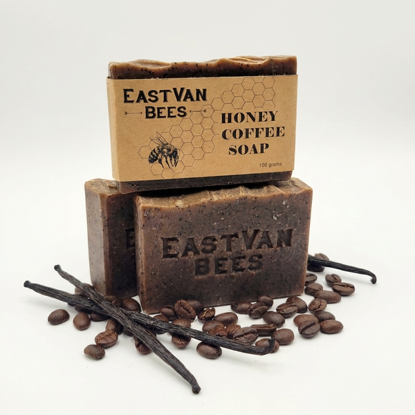 Natural Raw Honey & Coffee Artisanal Soap