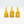 Gnome Candle / See, Hear, Speak no Evil / 100% beeswax / set of 3