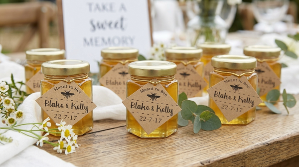 Honey Favors for Weddings, Bridal Shower, Baby Shower, Special day - Set of 24