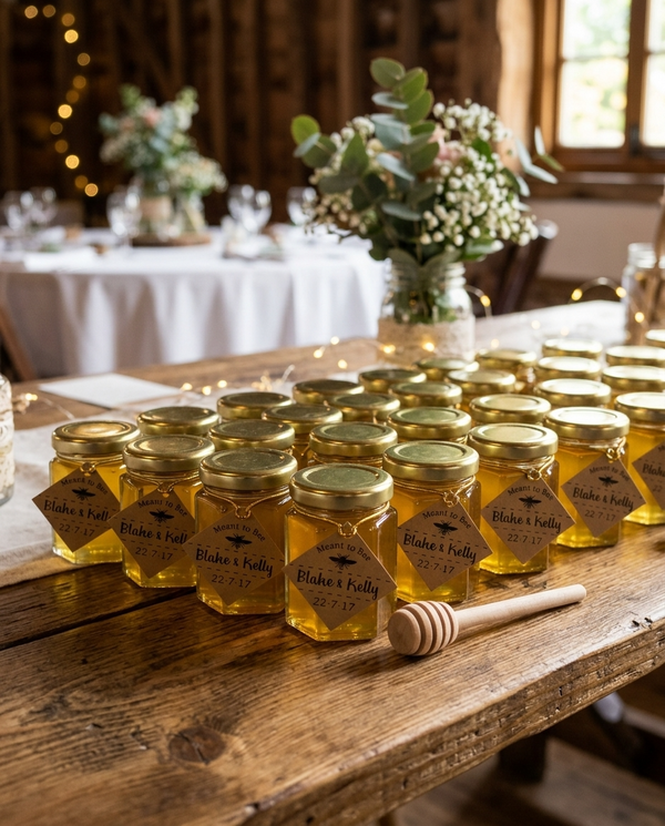 Honey Favors for Weddings, Bridal Shower, Baby Shower, Special day - Set of 24