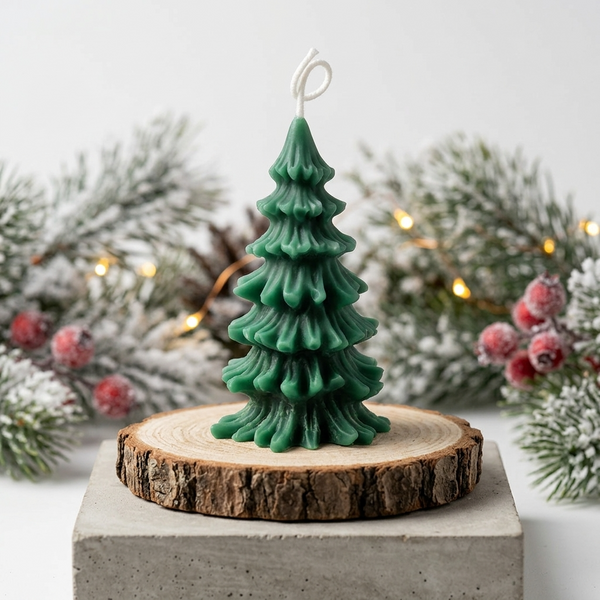 Colored Beeswax / Christmas Trees