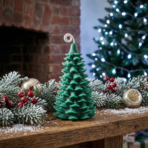 Colored Beeswax / Christmas Trees