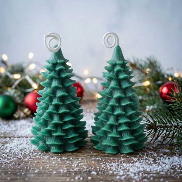 Colored Beeswax / Christmas Trees