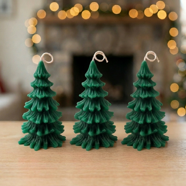 Colored Beeswax / Christmas Trees