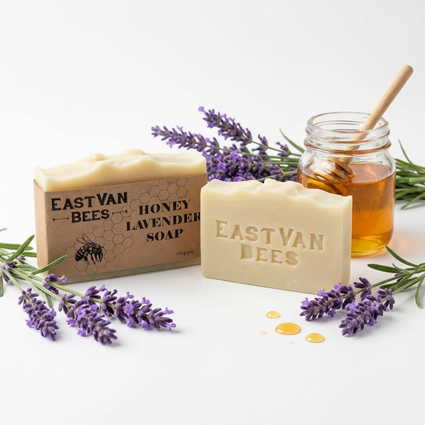 Natural Raw Honey & Lavender Artisanal Soap