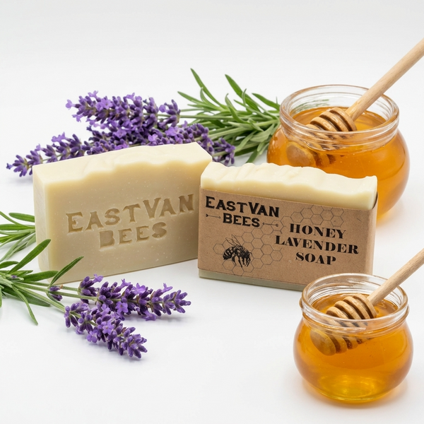 Natural Raw Honey & Lavender Artisanal Soap
