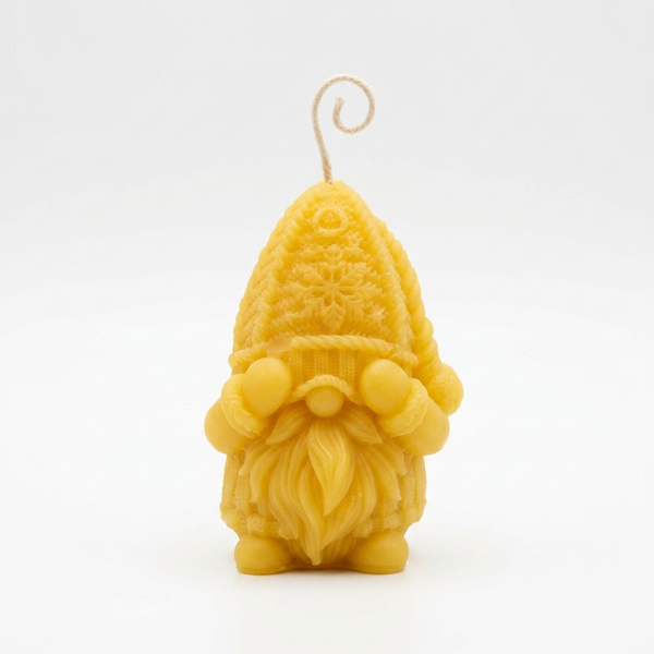 Gnome Candle / Nordic Nisse / 100% Beeswax