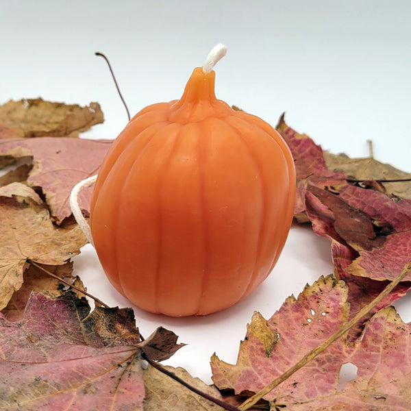Beeswax Pumpkin Candles