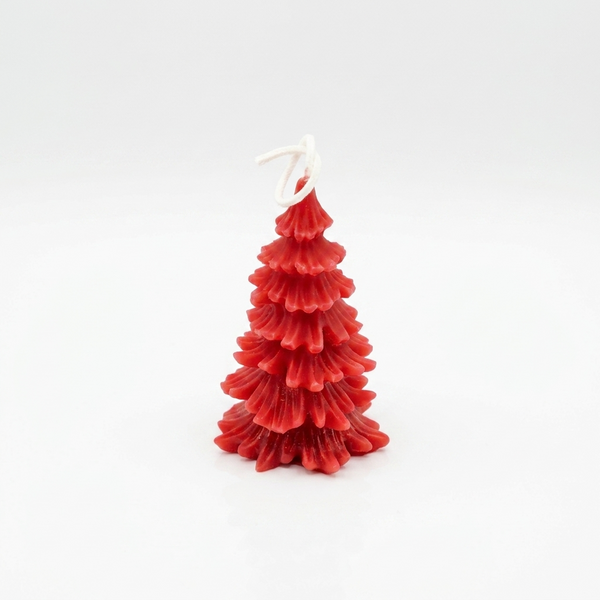 Beeswax candle- Christmas trees
