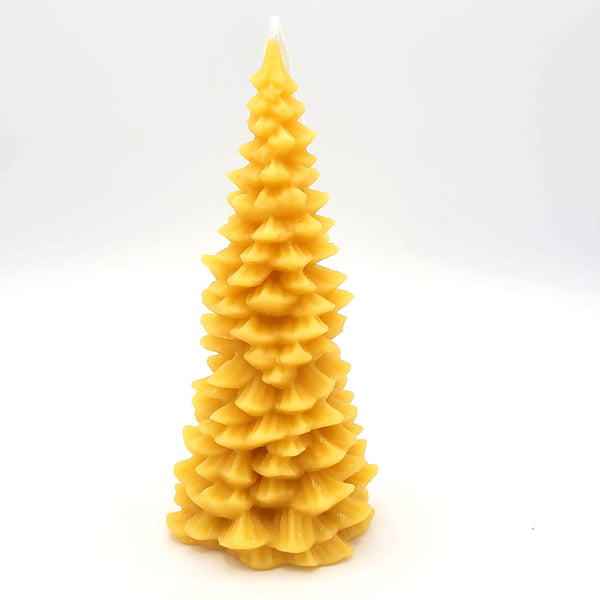Beeswax candle- Christmas trees