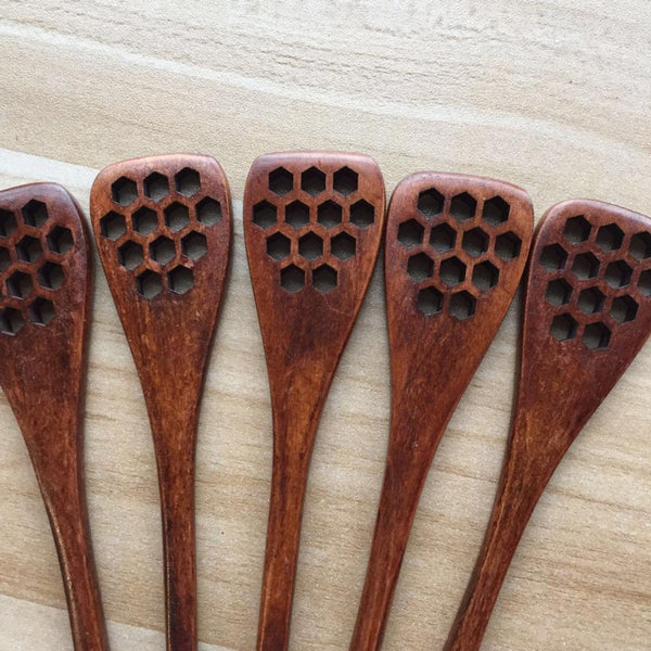 Honey Dipper with Hex Holes