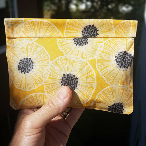 Beeswax Food Wrap - Sandwich - Snack Bag- Zero waste - Food Safe - Reusable FREE SHIPPING