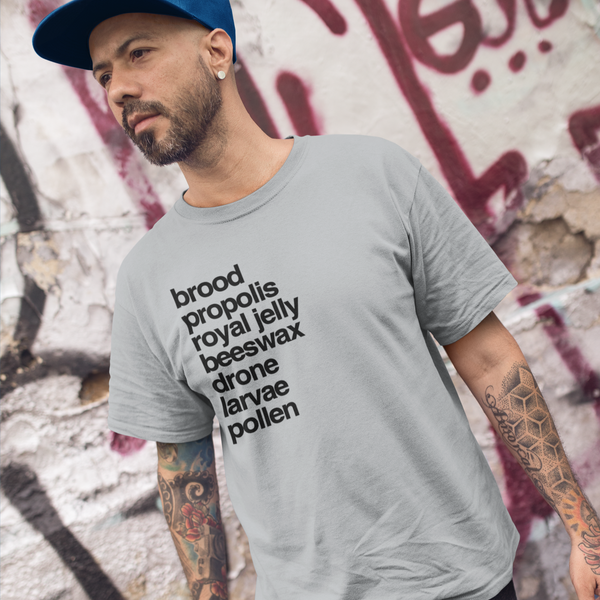 Men's Bee-Keeping Words T-shirt