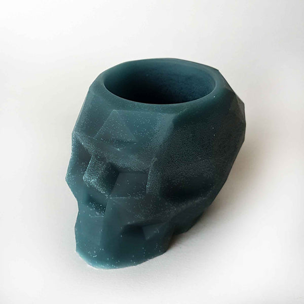 Geometric Skull Beeswax Planter - Succulent - Airplant -Candle Holder